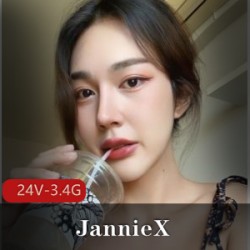 超高颜值极品身材尤物-JannieX福利合集[24V-3.4G]